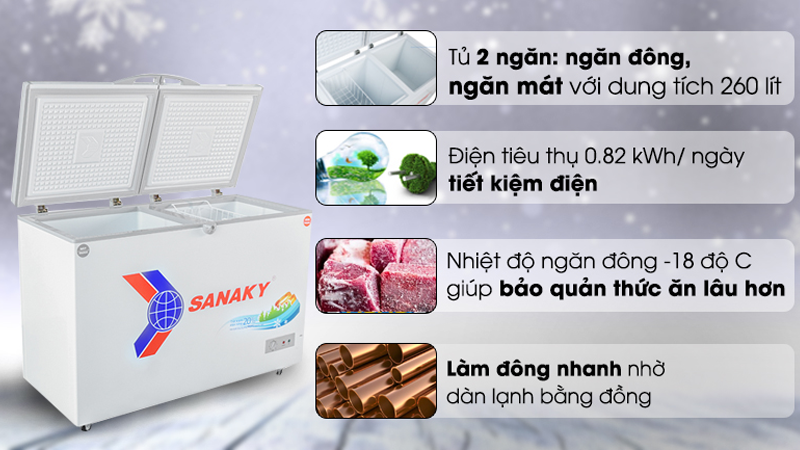 tu-dong-sanaky-8-800x450-1 Tủ đông Sanaky 260 lít VH-3699W1