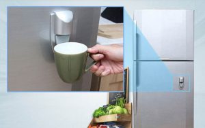 Tủ lạnh lấy nước bên ngoài