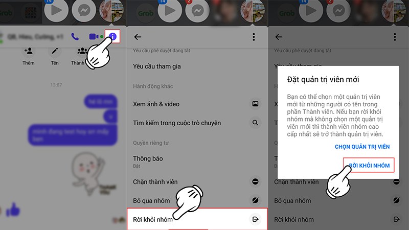 Rời khỏi nhóm Rời khỏi nhóm