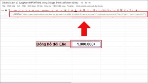 Ví dụ về hàm IMPORTXML