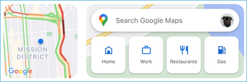 Widget Google Maps iPhone-1 Widget Google Maps iPhone-1