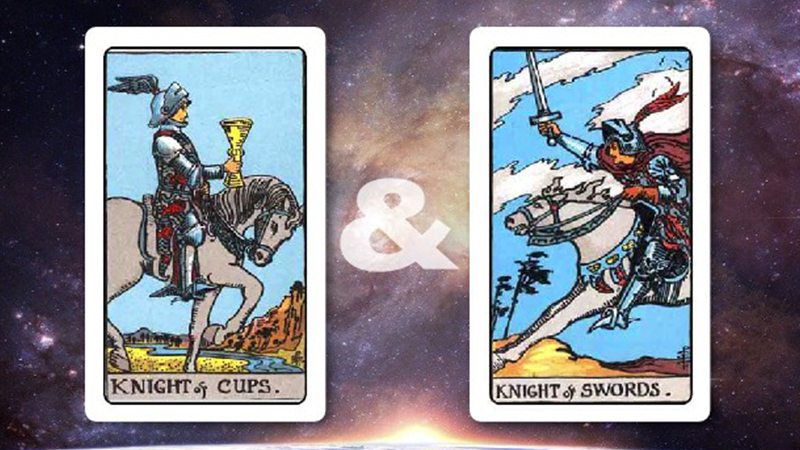 Các cặp bài Court với Knight of Swords