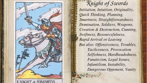 Ý nghĩa tổng quan của lá bài Knight of Swords