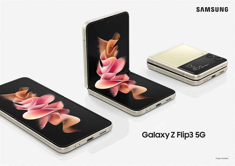 Thiết kế của Galaxy Z Flip 3 5G Thiết kế của Galaxy Z Flip 3 5G