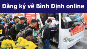 Cách đăng ký về quê Bình Định từ TPHCM cho học sinh trực tuyến