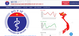 ncov.moh.gov.vn: Website theo dõi tình hình COVID-19 tại Việt Nam của Bộ Y tế