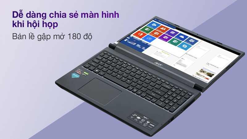 Màn hình gập 180 độ