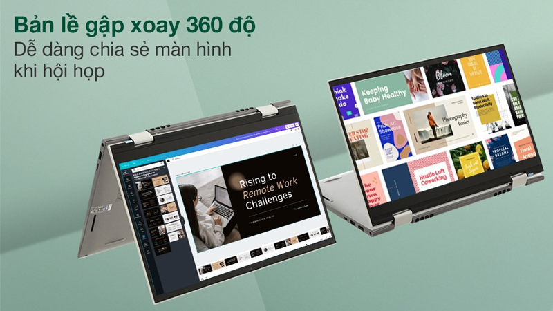 Màn hình gập xoay 360 độ