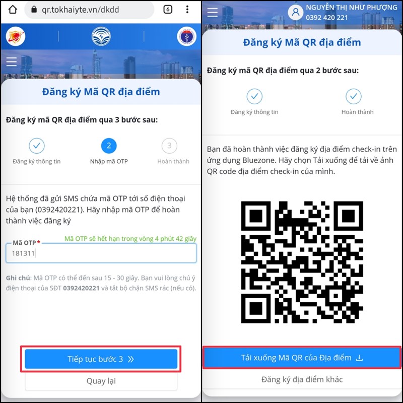 Cách đăng ký mã QR địa điểm cho quán ăn Cách đăng ký mã QR địa điểm cho quán ăn