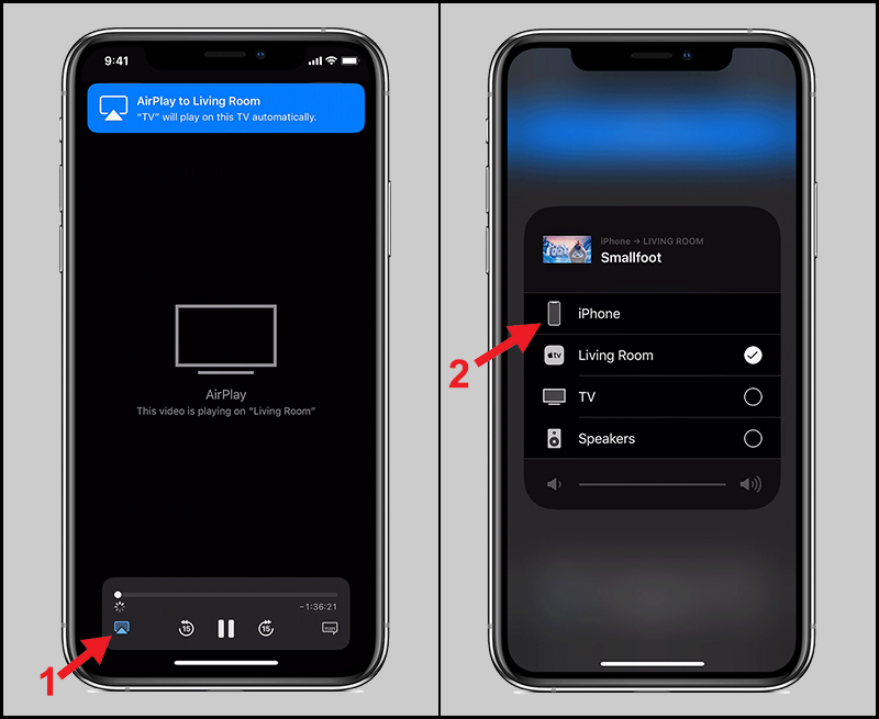 Chọn iPhone để tắt phản chiếu