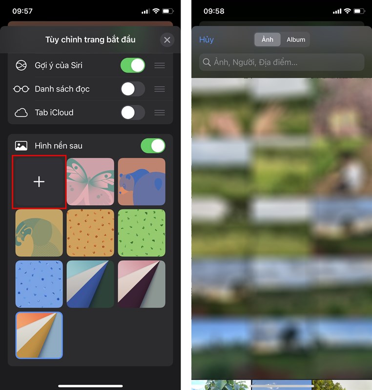 Cách cài hình nền cho Safari trên iOS 15 Cách cài hình nền cho Safari trên iOS 15