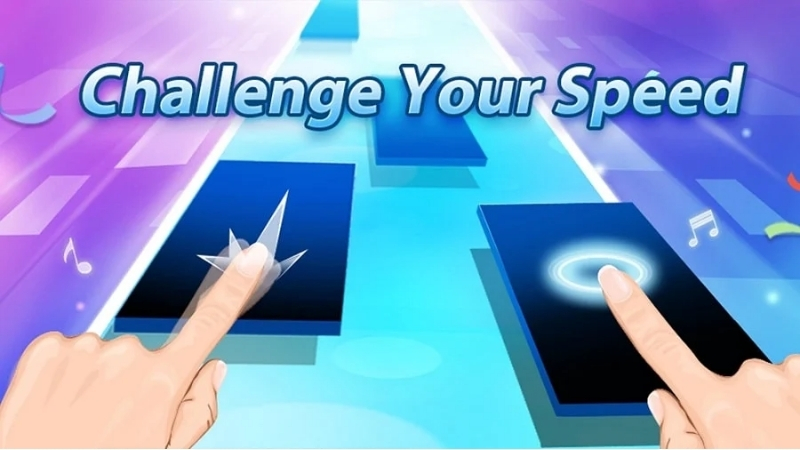 Rèn luyện phản xạ tay để thử thách mọi tốc độ của Piano Tiles