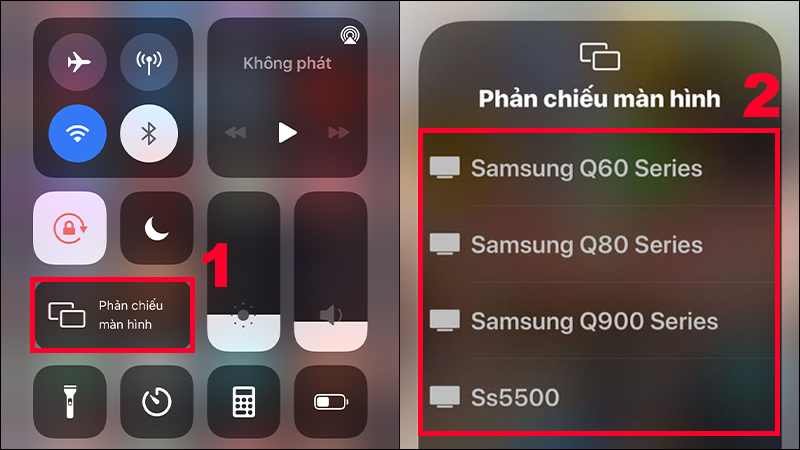 Bạn ấn chọn tên tivi mà mình muốn kết nối là hoàn tất