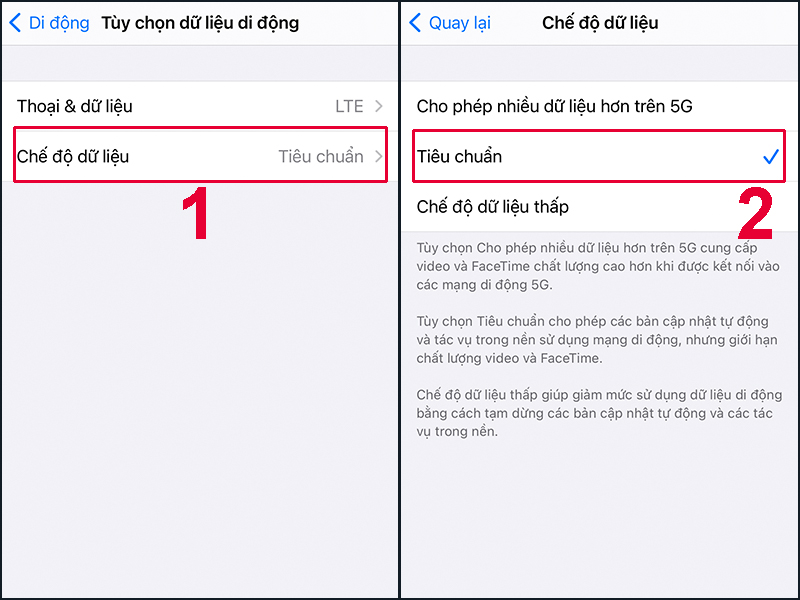 cach-khac-phuc-loi-instagram-khong-hoat-dong-tren-dien17-800x600-1 Chọn Tiêu chuẩn để cho phép chạy dữ liệu nền ổn định trên iPhone