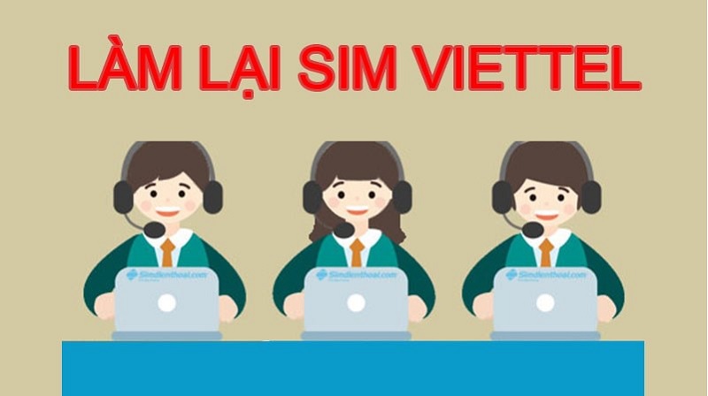 Làm lại thông tin SIM Viettel