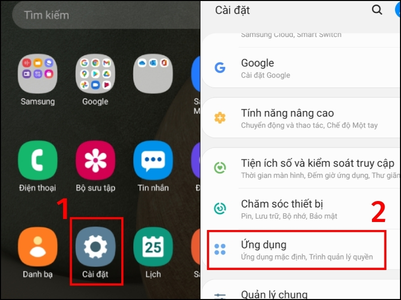 Mở Ứng dụng