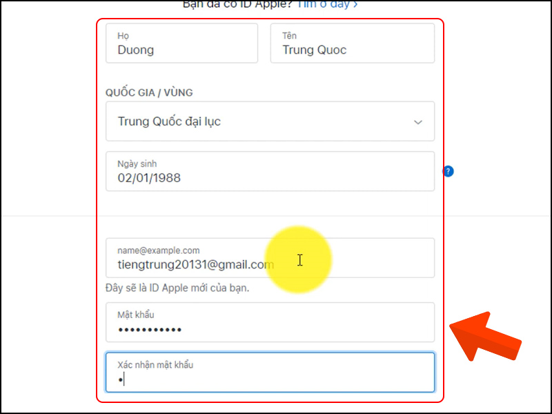 cach-tao-apple-id-trung-quoc-truc-tiep-tren-iphone202-800x600-1 Nhập các thông tin cá nhân của bạn