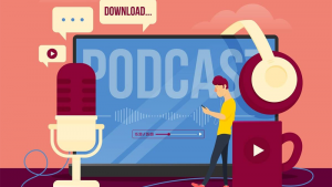 Podcast là chương trình âm thanh gồm nhiều tập đang khá thịnh hành hiện nay