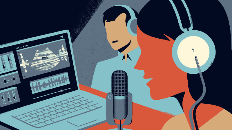 Người dẫn dắt cần một giọng nói phù hợp với chủ đề của kênh Podcast