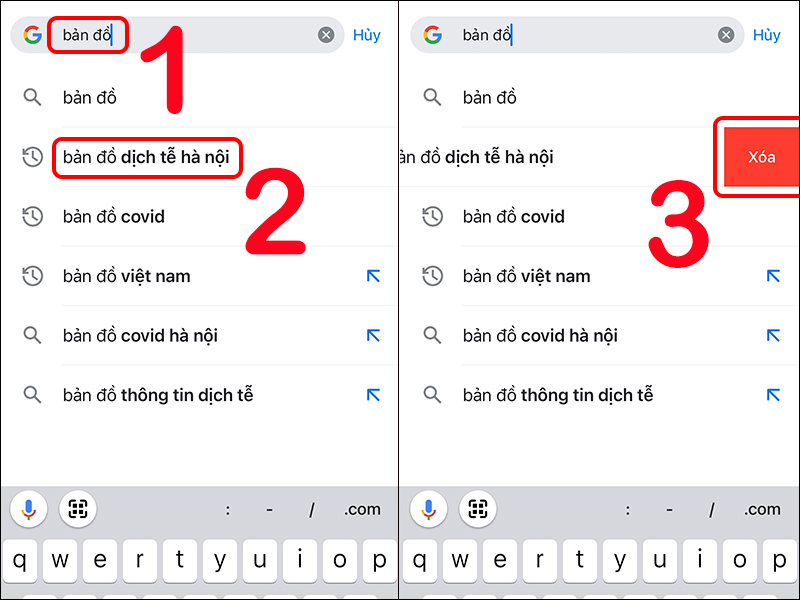 Xóa gợi ý tìm kiếm cụ thể trên iPhone