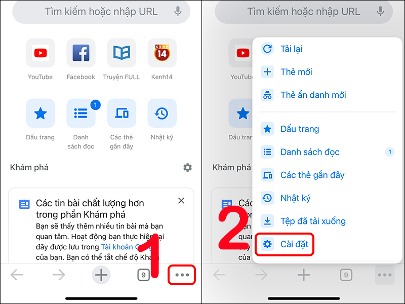 Cài đặt trình duyệt Google Chrome trên iPhone