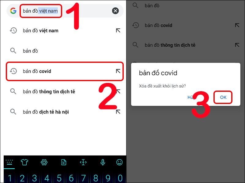 Cách xóa gợi ý của Google Chrome trên điện thoại Android