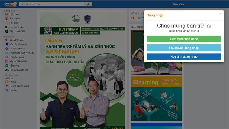 cách sử dụng VnEdu cho học sinh cách sử dụng VnEdu cho học sinh