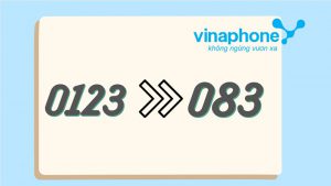 Đầu số 0123 của VinaPhone được chuyển đổi thành đầu số 083