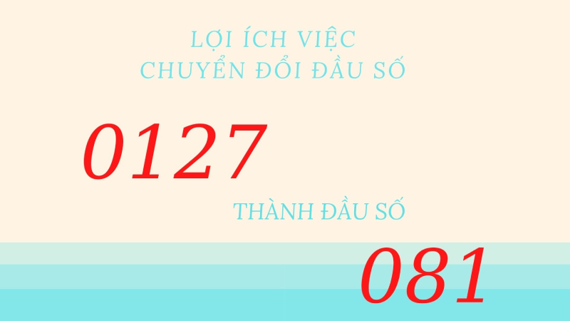 Việc chuyển đổi đầu số 0127 thành 081 giúp nâng cao chất lượng sim số viễn thông