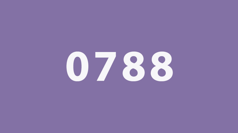 Ý nghĩa đầu số 0788