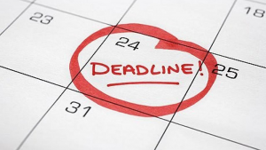 Deadline là thời hạn không được vượt qua