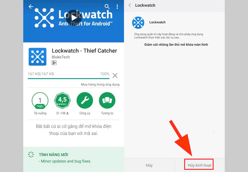 Tải và cài đặt ứng dụng Lockwatch – Thief Catcher
