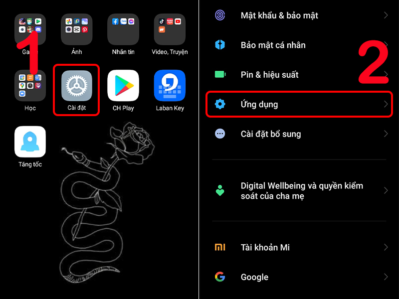 Cài đặt ứng dụng trên điện thoại Android
