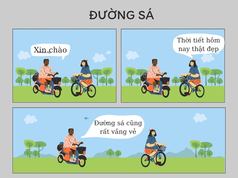 Cách dùng từ đường sá