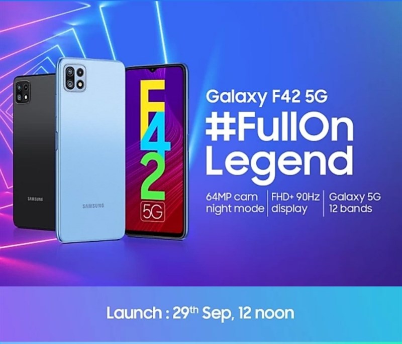 Galaxy F42 5G được ấn định ngày ra mắt Galaxy F42 5G được ấn định ngày ra mắt
