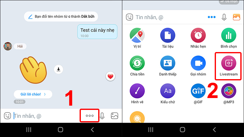 huong-dan-live-stream-tren-zalo-2-800x450-1 Nhấn vào biểu tượng ba chấm và chọn Livestream