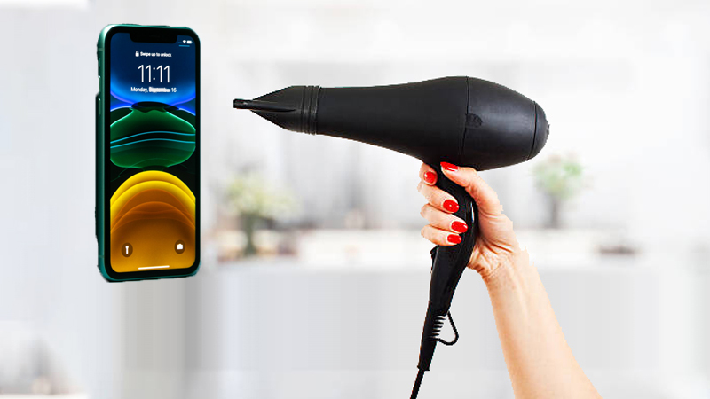 Sử dụng máy sấy