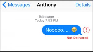 Lỗi gửi tin nhắn iMessage trên iPhone