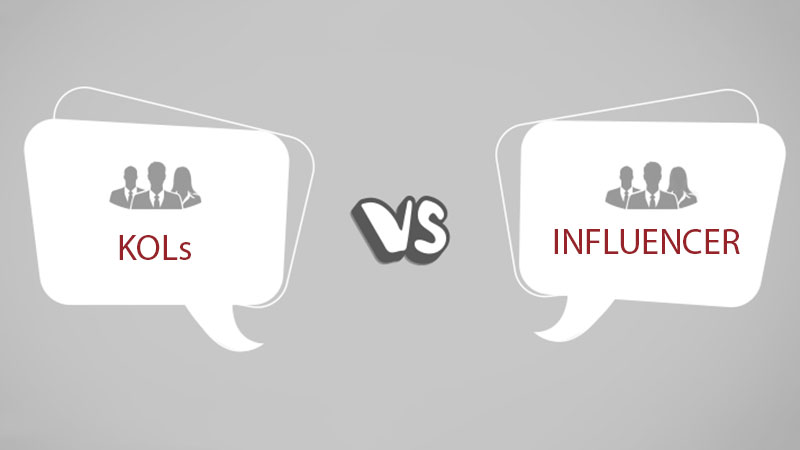 KOLs và Influencer có vai trò khác nhau