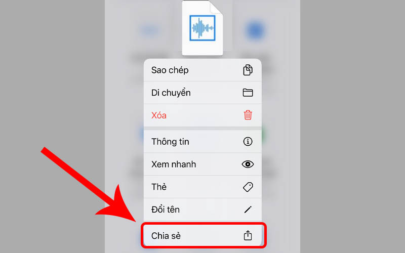 Chia sẻ file bài hát