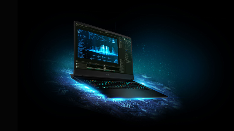 Một chiếc laptop thuộc dòng MSI GP Leopard Series