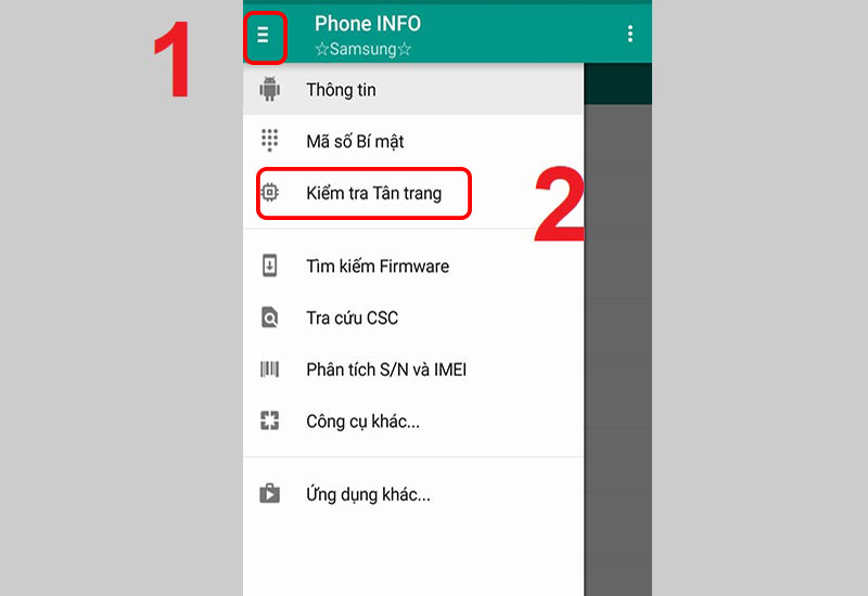 Chọn Kiểm tra tân trang.