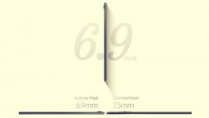 Realme Pad chính thức được ấn định ngày ra mắt: Máy tính bảng đầu tiên của Realme với độ mỏng chỉ 6.9mm
