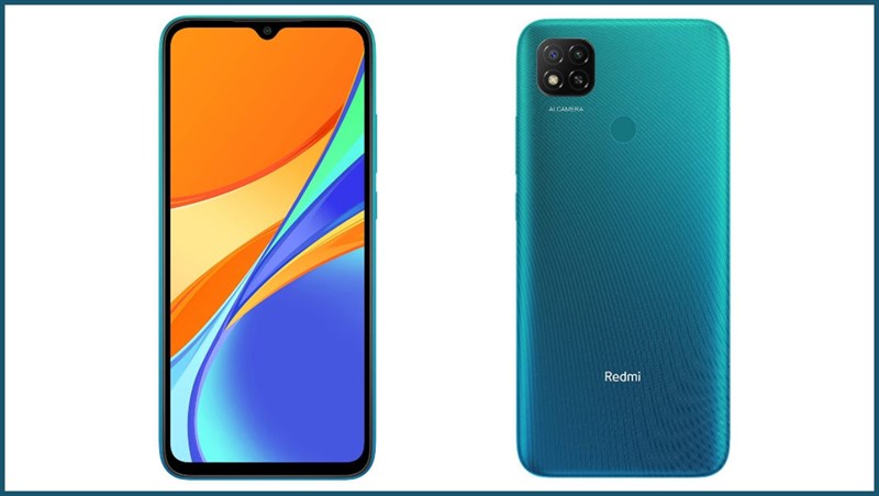 Mặt trước và sau của Redmi 9 Activ Mặt trước và sau của Redmi 9 Activ