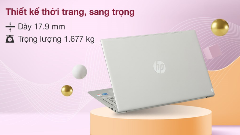 Laptop HP Pavilion 15 eg0505TU i5 có cấu hình mạnh mẽ cùng thiết kế thời thượng