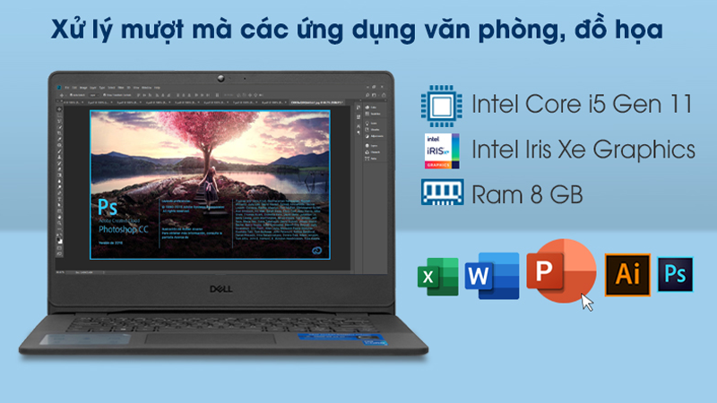 Dell Vostro 3400 i5 là chiếc laptop có thể đáp ứng mọi nhu cầu của bạn