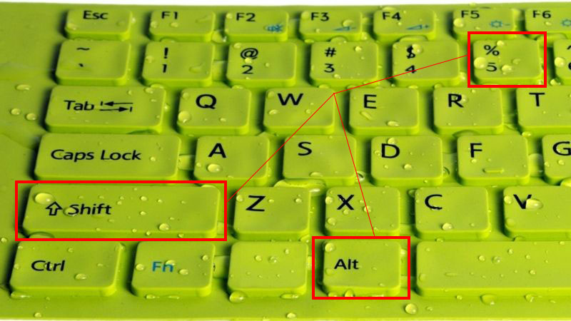 Sử dụng phím tắt: Alt + Shift + 5 trên Windows