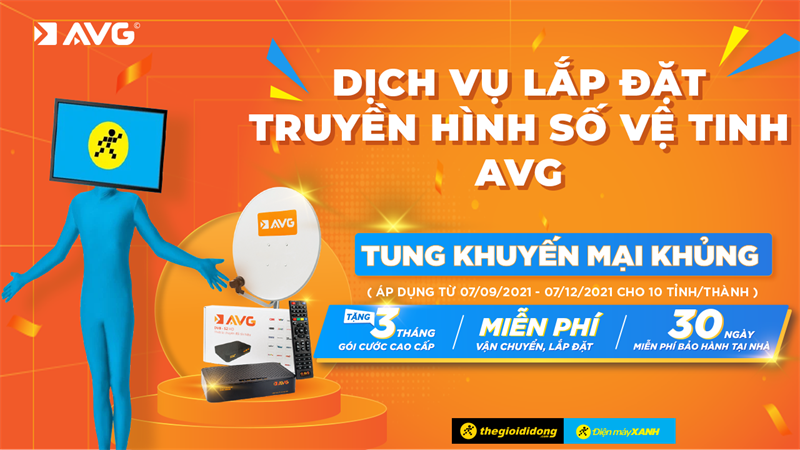 Dịch vù lắp đặt truyền hình số vệ tinh của AVG Dịch vù lắp đặt truyền hình số vệ tinh của AVG