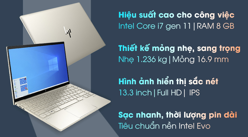 HP Envy có thiết kế sang trọng, đẳng cấp