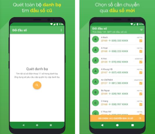 Tổng hợp các đầu số điện thoại di động mới, cách đổi đầu số 11 số về 10 số 2